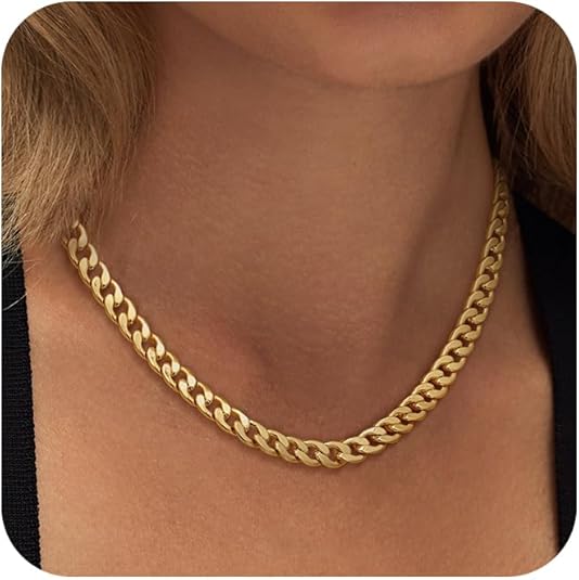 Chunky Cuban Link Necklace | Gold 18k - Image 4