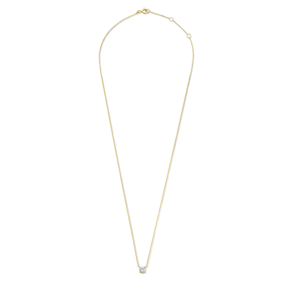 Cléa Moissanite Stone Necklace | Gold 14k - Image 5