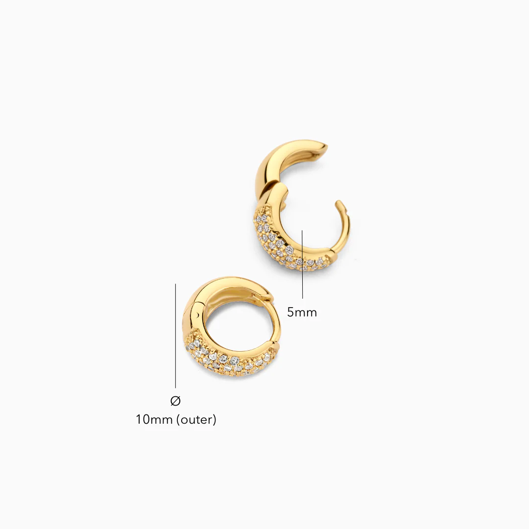Jules Mini Hoops | Gold 16k - Image 4