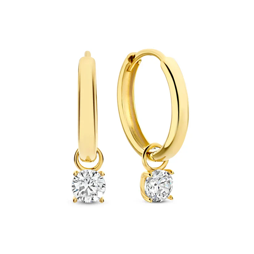 Larmes de Lune Stone Earrings Set | Gold 14k - Image 4