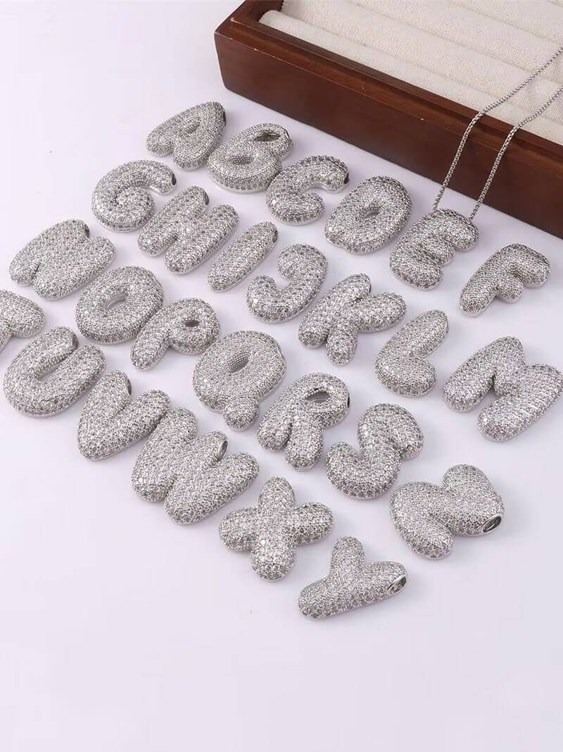 The Pave Letter Necklace - Image 11