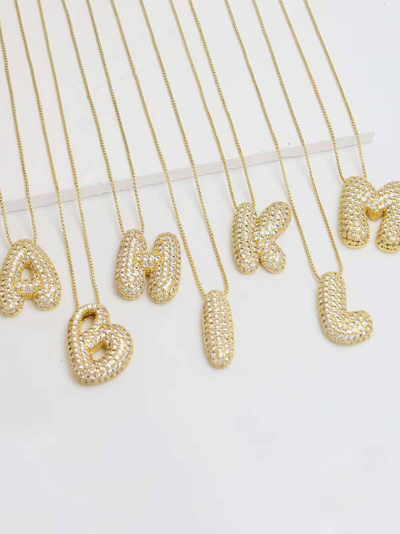 The Pave Letter Necklace - Image 12